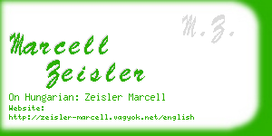 marcell zeisler business card